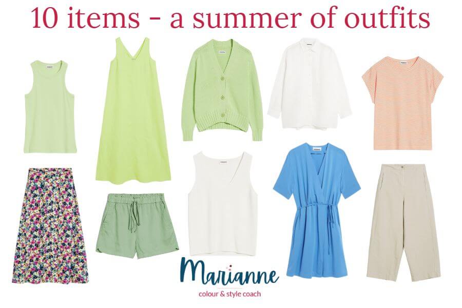 mini summer capsule wardrobe